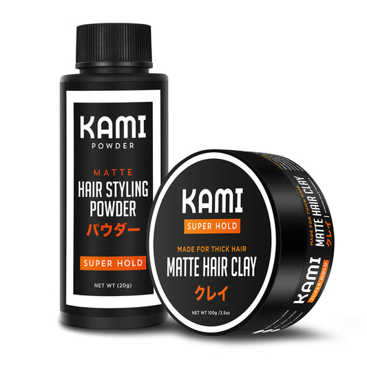 Hair Styling Powder & Matte Clay - Bundle